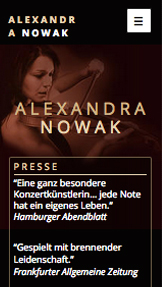 Musik website templates – Klassische Musik