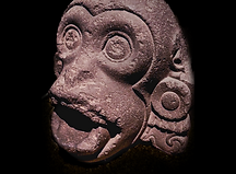 Caño de mono prehispanico, originalmente proviene del sitio del Tezcutzingo, se encuentra en el museo de antropología.