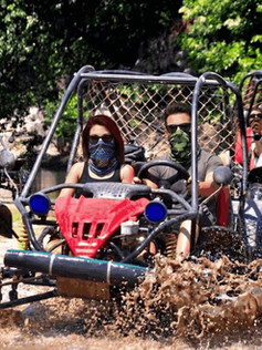 Buggy-Fahrt durch Geländepfade und Naturstrecken nahe Manavgat