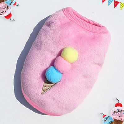 Main image for Cute Dog Clothes Winter Vest For Small Dogs Cats Warm Pets Sweater Soft Flannel