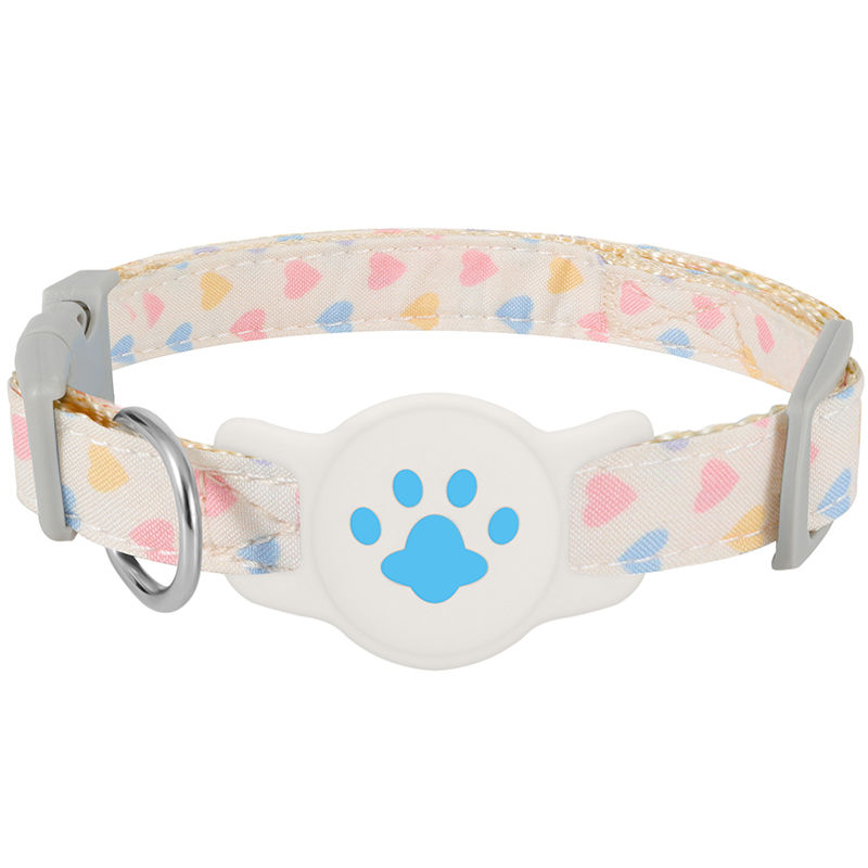 Main image for Pet Collar For Airtag Cute Anti-lost Dog Cat Collar Adjustable Nylon Pet Collar