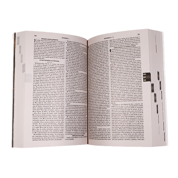 Miniatura: Biblia Misionera RV1960 Mediana Negro Amarillo