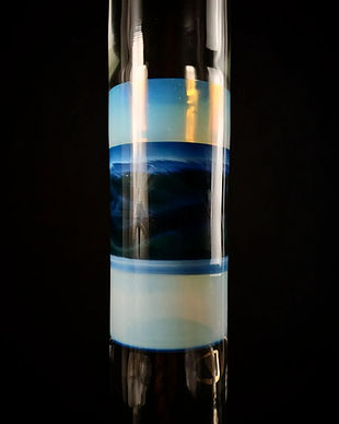 midsection shot off fade to black and ghost tube