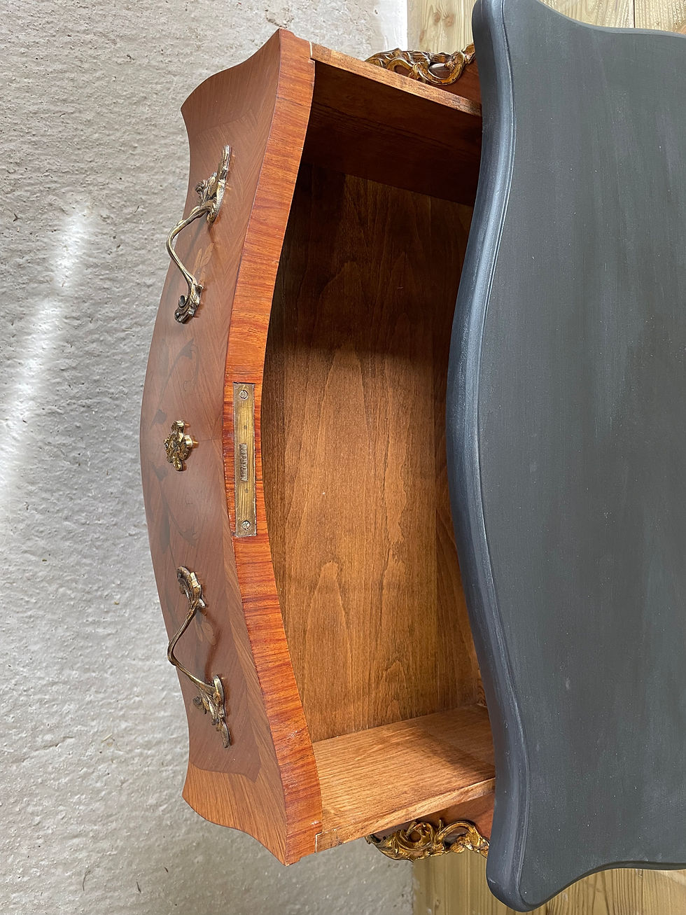 Thumbnail: French Chest of Drawers / Vintage Bombe Chest