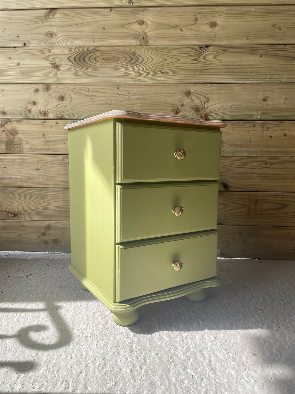 Thumbnail: Painted Bedside Drawers / Green Bedside Drawers 