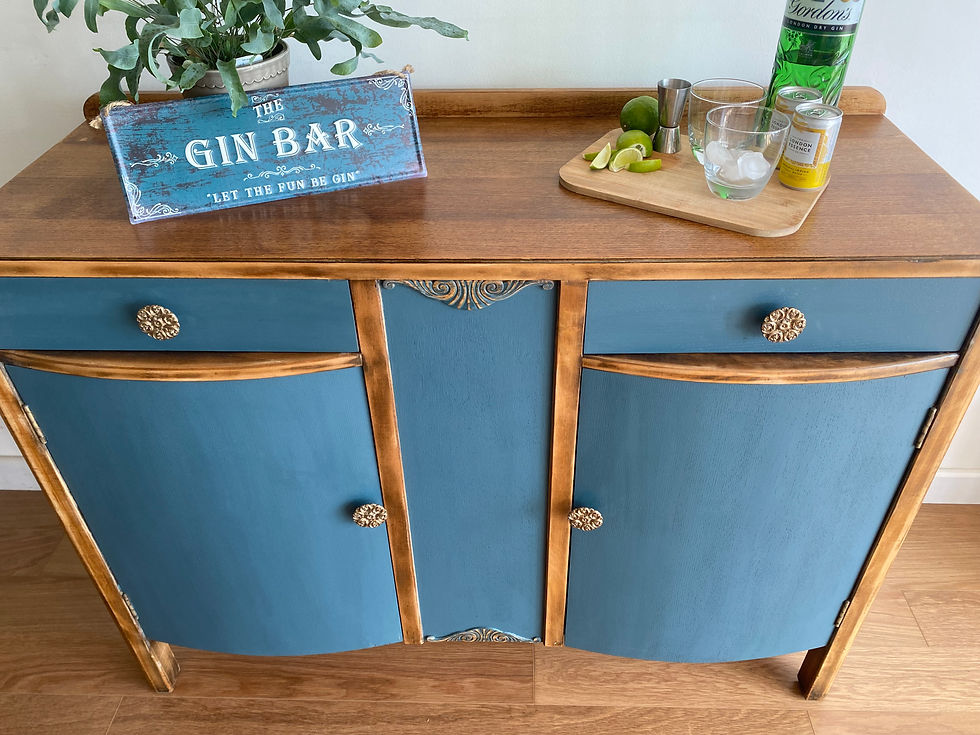Thumbnail: Vintage Sideboard with Unique Character