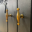 Thumbnail: Large Black Painted Dresser with Mirror, Gold Leaf & Carving Detail
