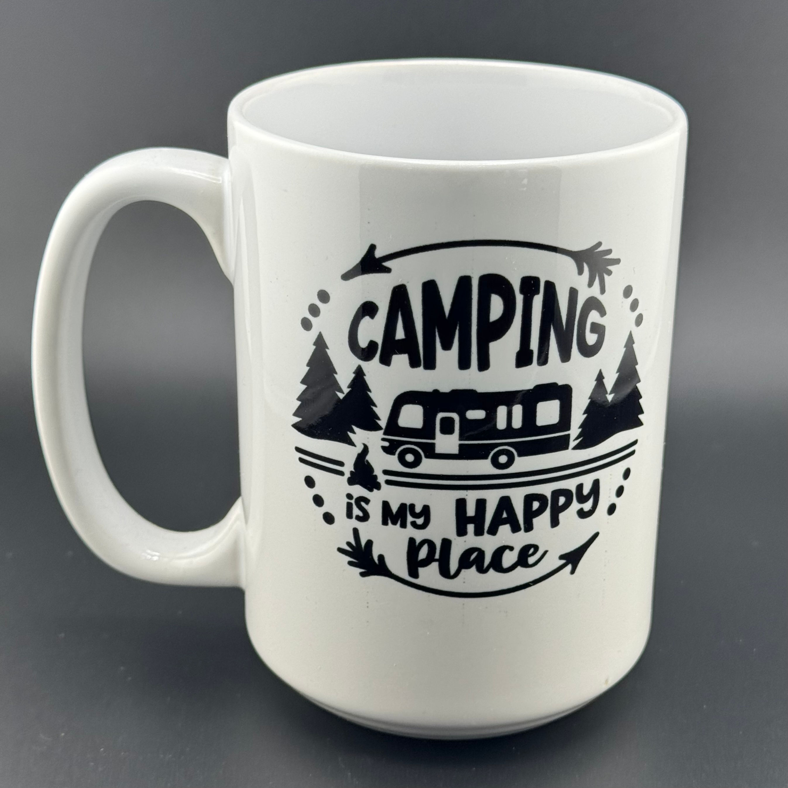Camping is my happy place Mug