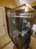 McKinney Framless Shower Glass BEFORE