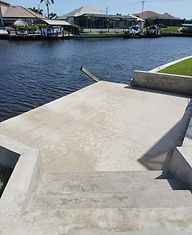Professional seawall and boat dock pressure washing in Bonita Springs, keeping waterfront properties pristine.
