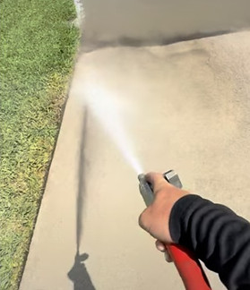 Driveway Cleaning Final Rinse