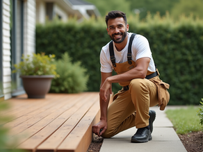 Local handyman in Dade City performing preventative maintenance inside a home, inspecting and repairing small issues to help homeowners avoid costly repairs.