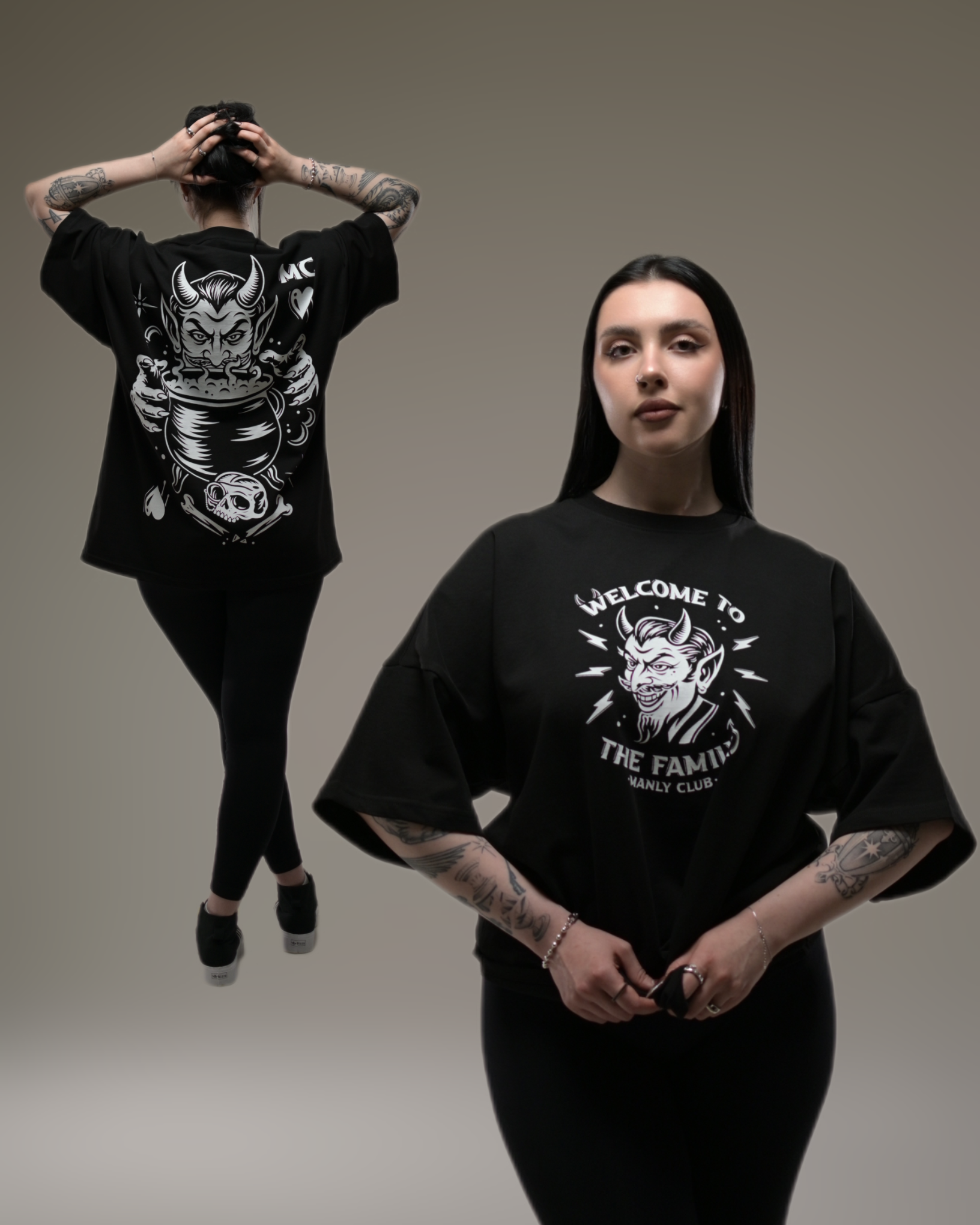 Футболка MANLY TAT CREW "Devil"