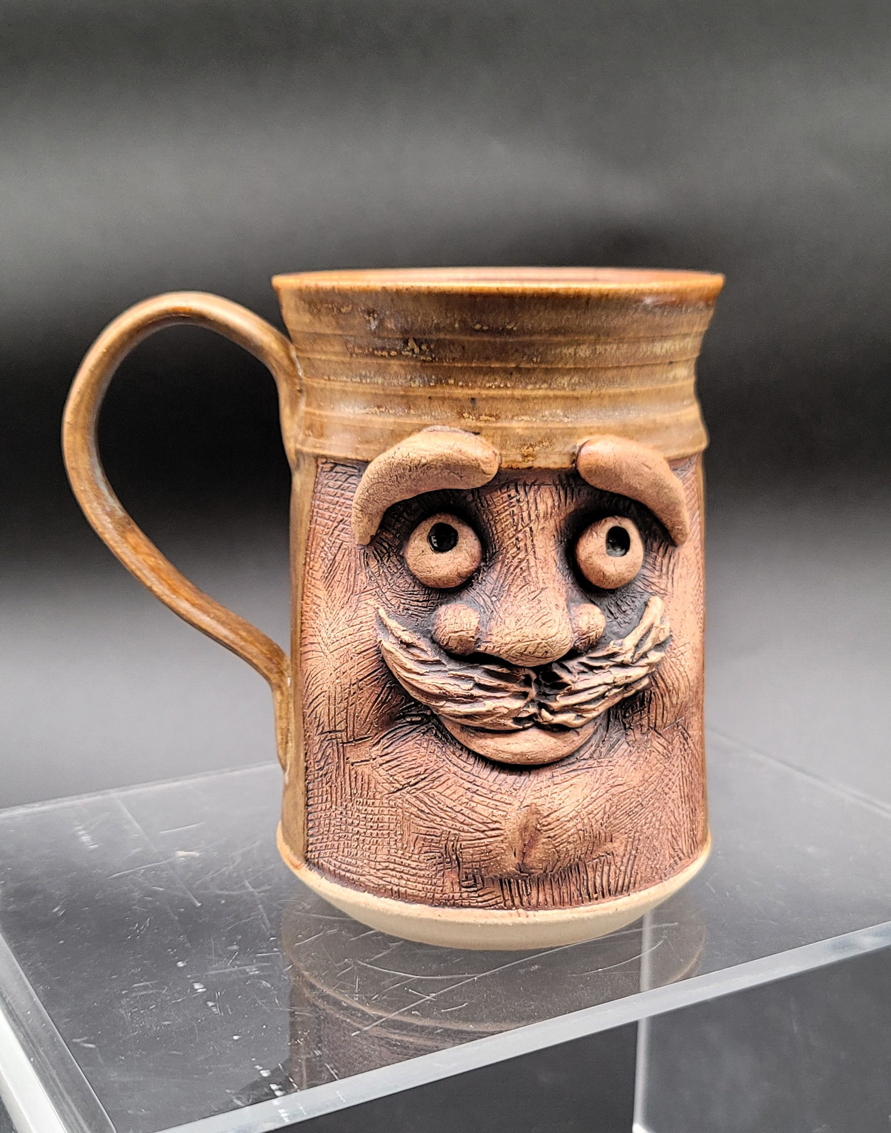 "Face Mug" Ceramics by Artist Pat Reiher