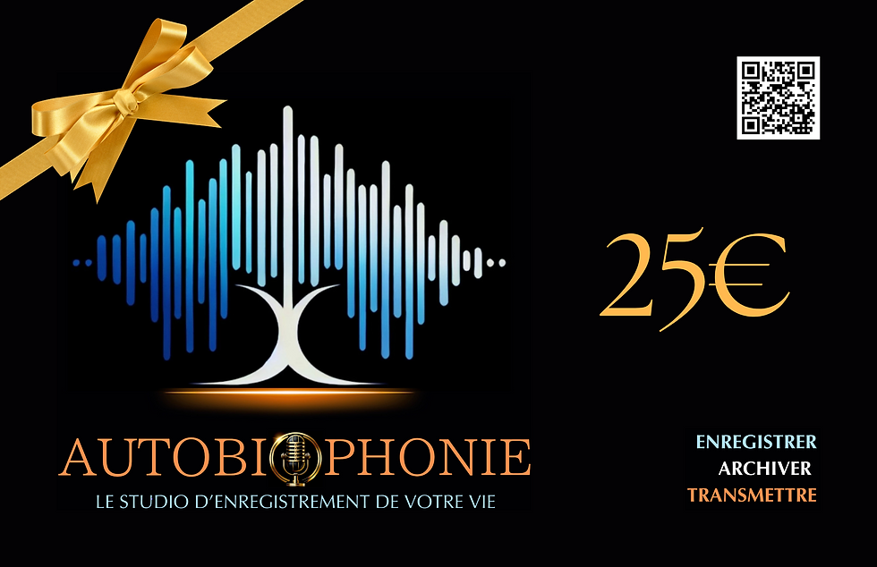 CARTE CADEAU AUTOBIOPHONIE