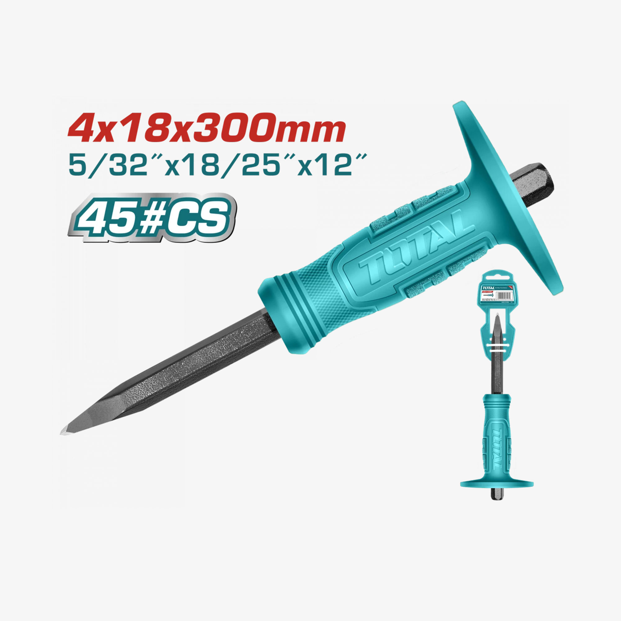 TOTAL Concrete Chisel 300 mm (THT4221226)