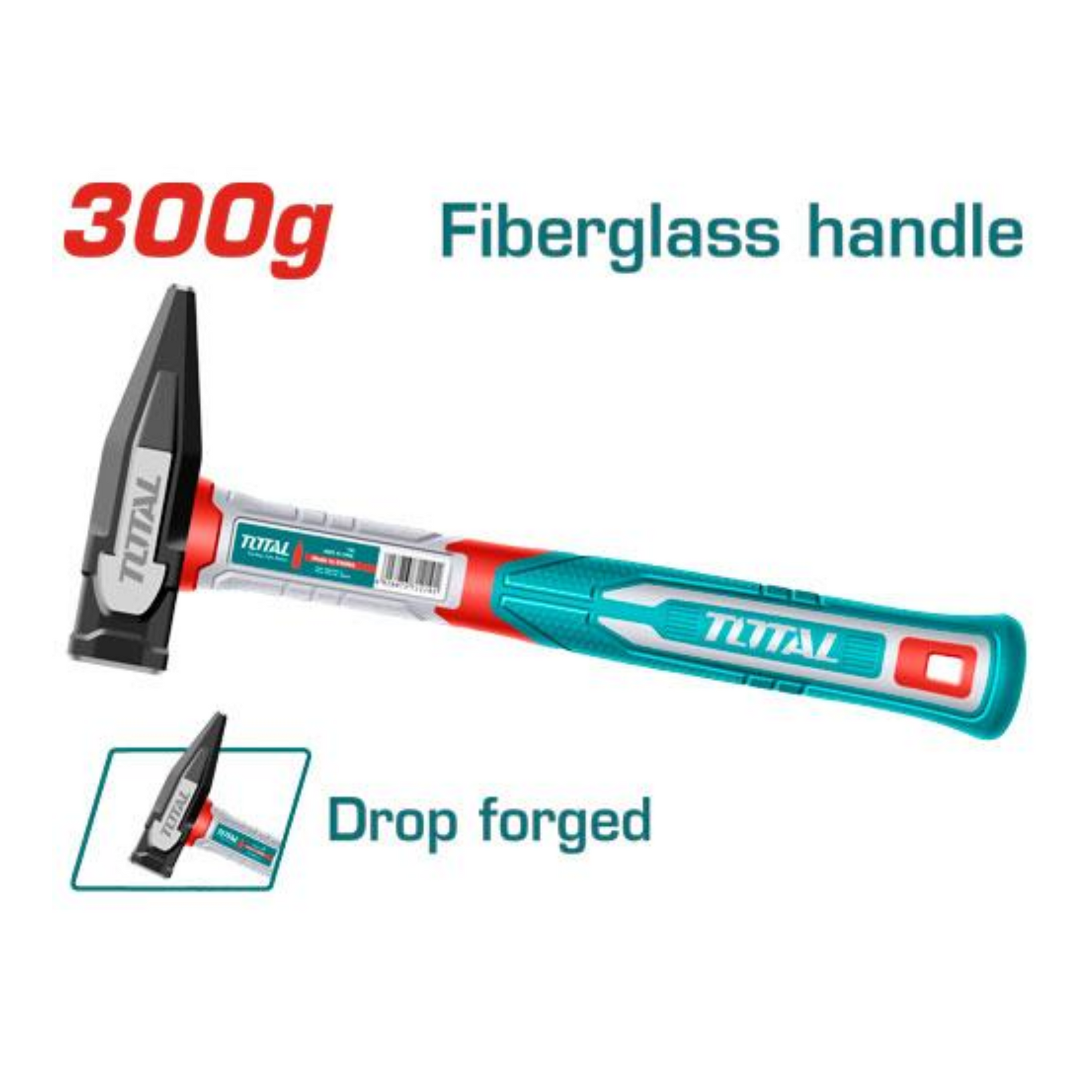 THMH62300-TOTAL Machinist Hammer 300 g