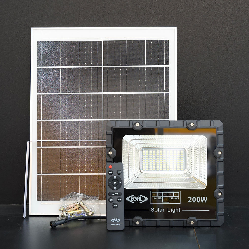 EGAL LED Solar Flood Light 200W – Cool White