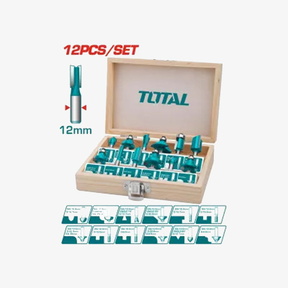Thumbnail: Router Bits Set 12mm TACSR2121
