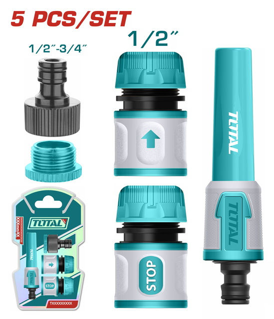 TOTAL 5 Piece Twist Nozzle Set – THHCS05122