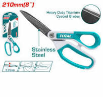 Rubber Grip Long-Blade Scissors 210 mm (8") THSCRS812108