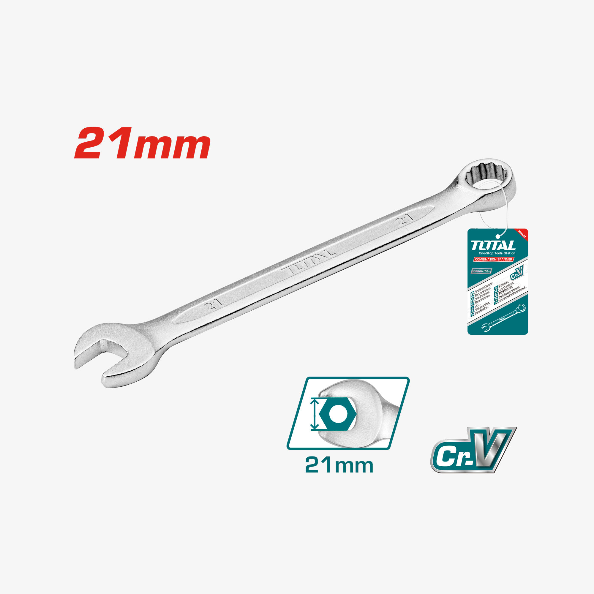 TOTAL Combination Spanner 21 mm (TCSPA211)