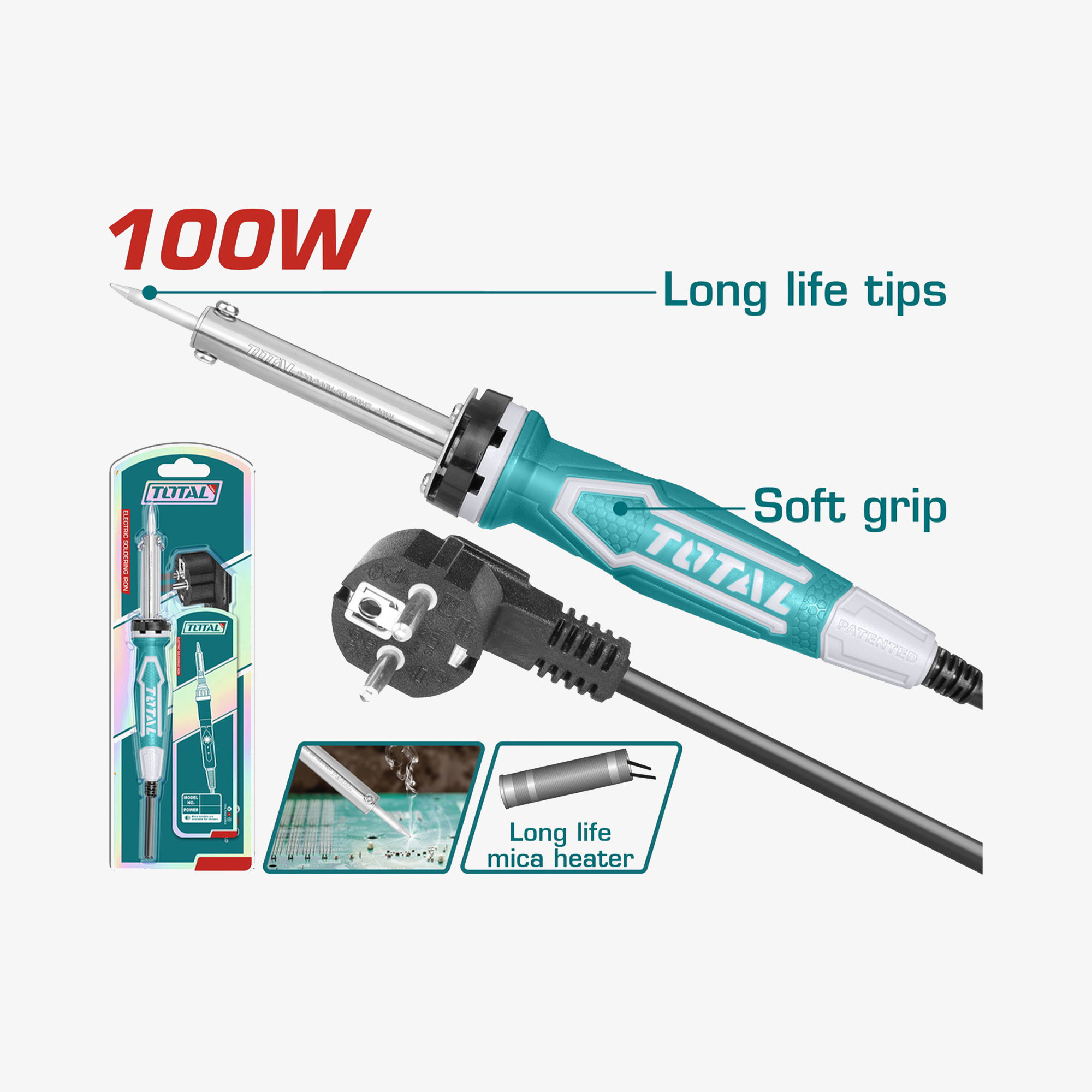 TET10006 Electric Soldering Iron 100W