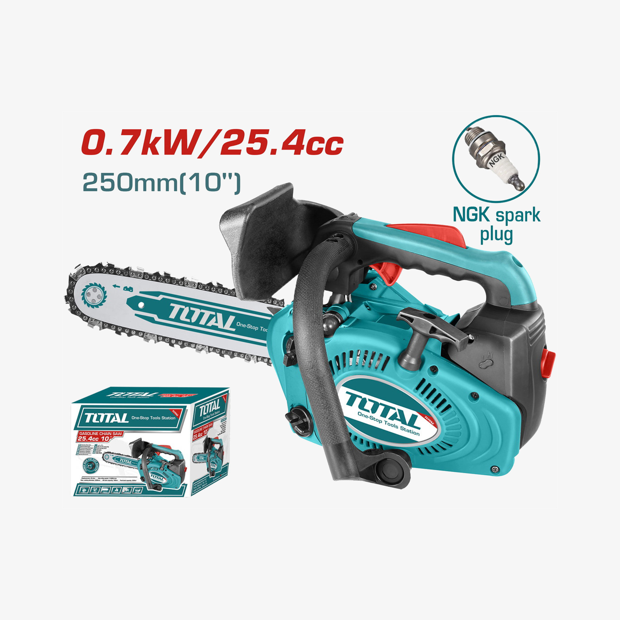 TOTAL Gasoline Chain Saw 10″ (TG5261011)