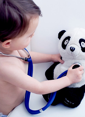Little Boy Playing Doctor