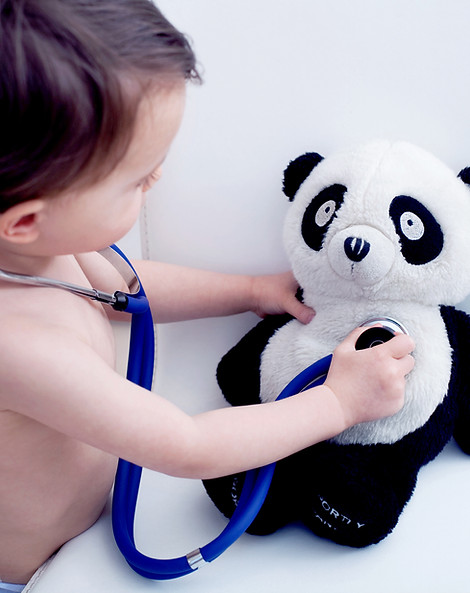 Little Boy Playing Doctor