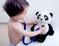 Little Boy Playing Doctor