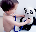 Little Boy Playing Doctor