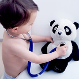 Little Boy Playing Doctor