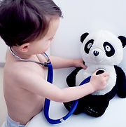 Little Boy Playing Doctor