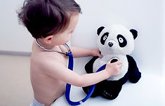 Little Boy Playing Doctor