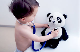 Little Boy Playing Doctor