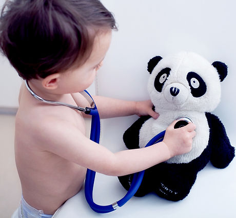 Little Boy Playing Doctor