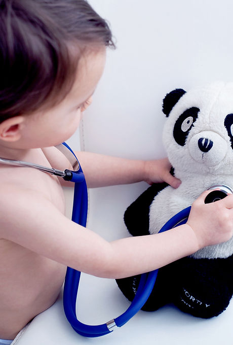 Little Boy Playing Doctor