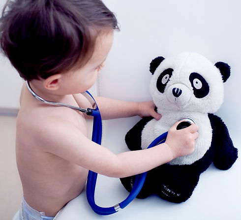 Little Boy Playing Doctor