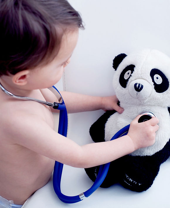 Little Boy Playing Doctor