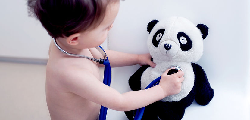 Little Boy Playing Doctor