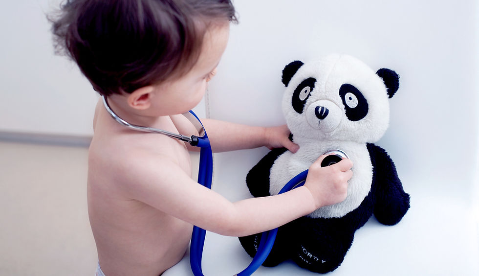 Little Boy Playing Doctor