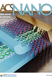 The cover shows an electronic device based on a single, bottom-up-synthesized graphene nanoribbon encapsulated between hexagonal boron nitride layers and contacted from the side by metal electrodes
