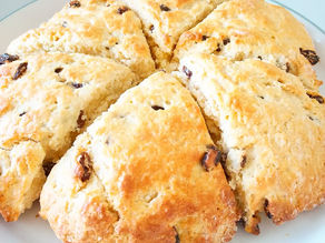 Classic currant scones