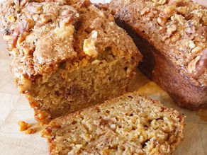 banana walnut loaf cake
