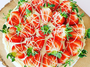 Strawberry & White Chocolate Cheesecake