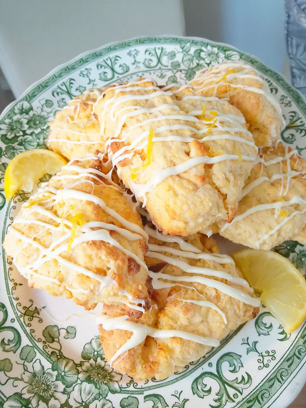 lemon white chocolate scones recipe