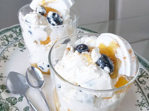 lemon blueberry mess