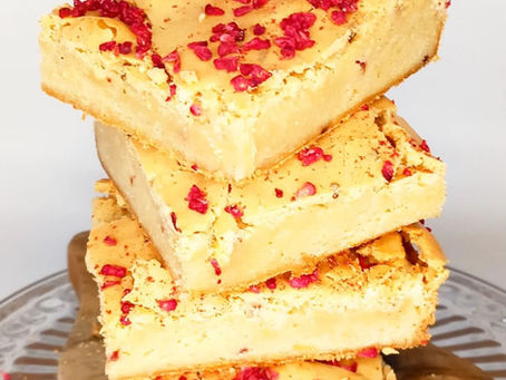 Raspberry Blondies