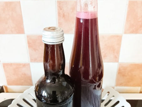 raspberry & elderberry syrup